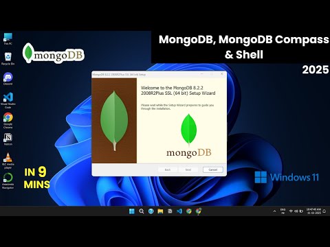 How to Install MongoDB Compass & MongoDB Shell on Windows | Tutorial + Environment Variable Setup