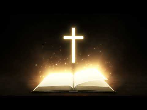 Holy Cross and Open Bible || 1 Hour Prayer and Meditation Background Loop