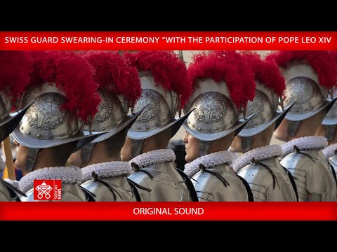 4 October 2025 Swiss Guard Swearing-in Ceremony - Pope Leo XIV