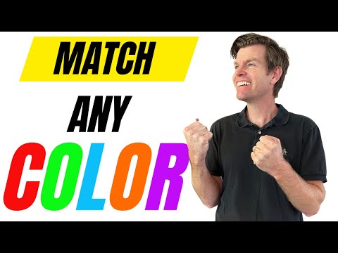 How to MATCH ANY COLOR with WATERCOLOR