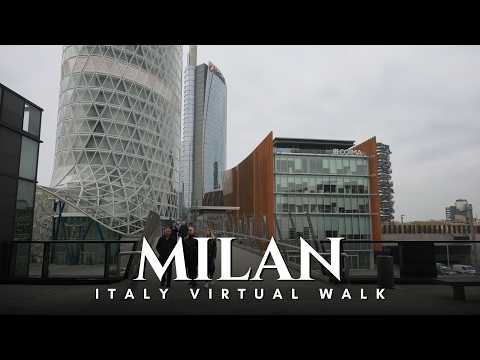 Milan Modern Skyline, Italy 🇮🇹 | Porta Nuova to Historic Brera District • 4K Walking Tour