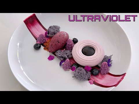 "ULTRAVIOLET" | Fine Dining Purple Sweet Potato & Blueberry Dessert - Michelin Star Recipe