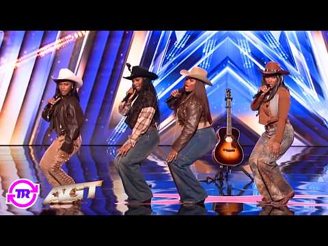Country Girl Group Earns GOLDEN BUZZER For Catchy Original Song On AGT 2025!