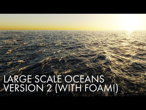 Large Scale Oceans in Blender with FOAM!