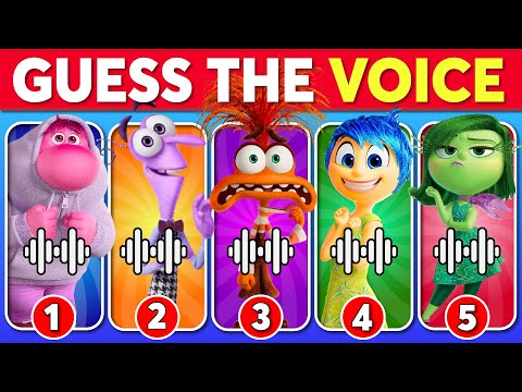 🔊 Guess The Voice...! Inside Out 2 Movie 🔥 Envy, Anxiety, Embarrassment, Ennui