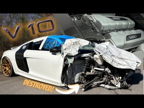 I Bought A DESTROYED Audi R8 From Salvage Auction