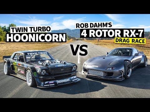 Ken Block vs Rob Dahm!? 1,240hp 4 Rotor AWD RX-7 is our Wildest Battle Yet!
