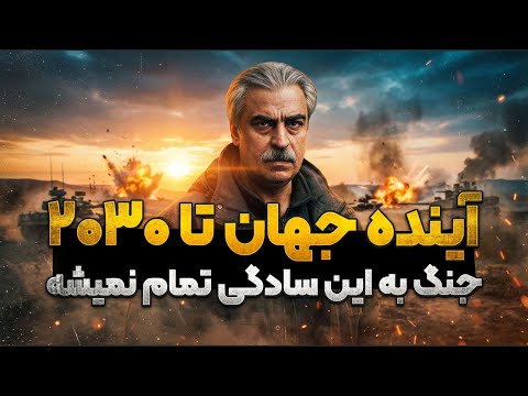 تحلیل دکتر خوش چشم  فوق العاده مهم و شنیدنی - پیش بینی آینده جهان تا سال ۲۰۳۰