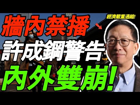 【墙内禁播】许成钢警告！中国经济严重通缩，内需崩塌、外资逃离！危机全面爆发！