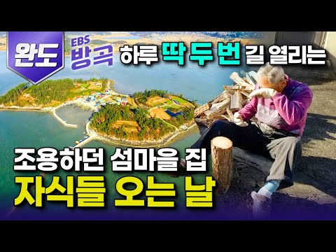 [전남 완도] "개가 돈을 물고 다닌다" 돈이 무섭도록 흔하던 섬에서 성실한 어부로 60년｜하루에 딱 두 번만 길 열리는 섬에 자식 손주들 오는 날｜토도｜#한국기행 #방방곡곡