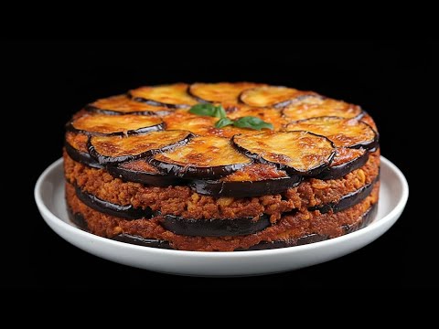 This eggplant Recipe is CRAZY good! One bite and you’ll wonder why you never tried Eggplant cake