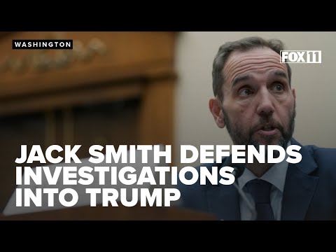 Former special counsel Jack Smith defends his 2 criminal investigations into President Donald Trump