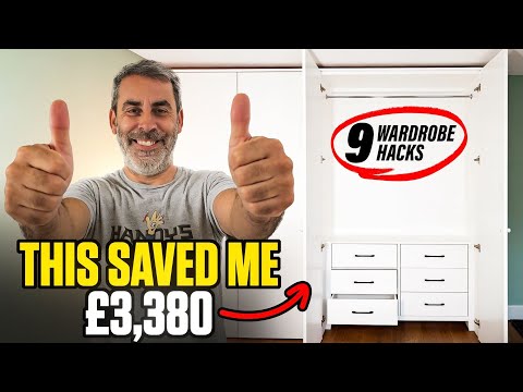 👉 How to SAVE BIG Building a Fitted Wardrobe | £3,380 Saved Using 9 Hacks.