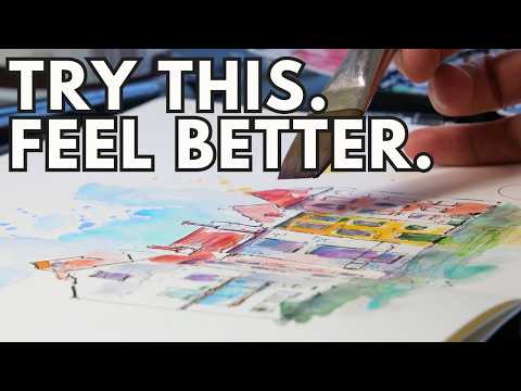 The urban sketching style that beginners actually stick with