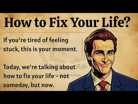Fix Your Life - One Step at a Time || Graded Reader || Improve Your English Fluency ✅️