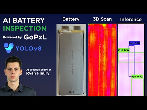 AI Battery Inspection using GoPxL and YOLOv8 with Ryan Fleury