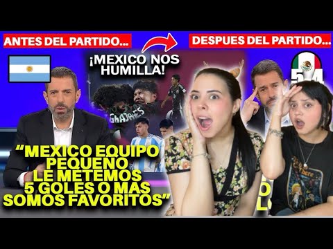 ARGENTINOS DECIAN GOLEAR A MEXICO PERO... FUERON ELIMINADOS DEL MUNDIAL!-CUBANAS REACCIONAN