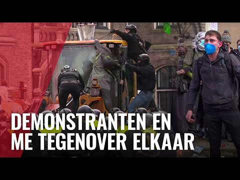 Kijk terug: zo verliep gewelddadige ontruiming UvA-demonstraties