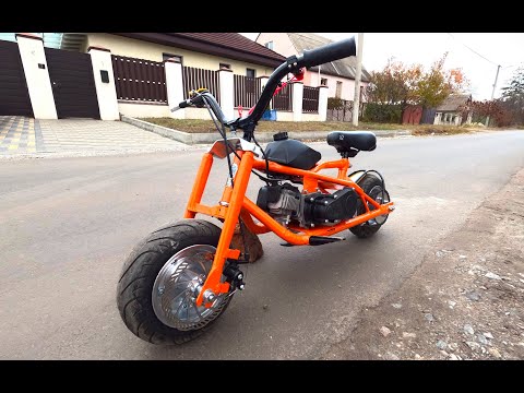 Шустрый микро мопед своими руками!