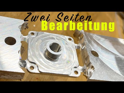 CNC milling from 2 sides | Machining aluminum components from two sides