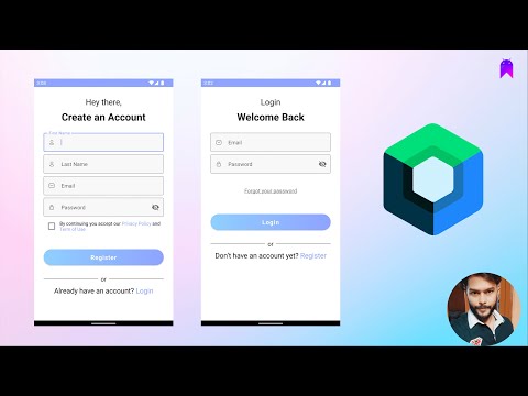 Login Screen Implementation using Jetpack Compose | Keyboard Options & Actions.