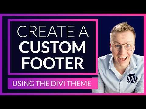 Create A Footer Using The Divi Theme