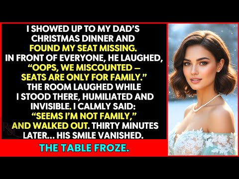 Dad Said "No Seat for You—You're Not Family" at Christmas Dinner, So I Ruined It 30 Minutes Later