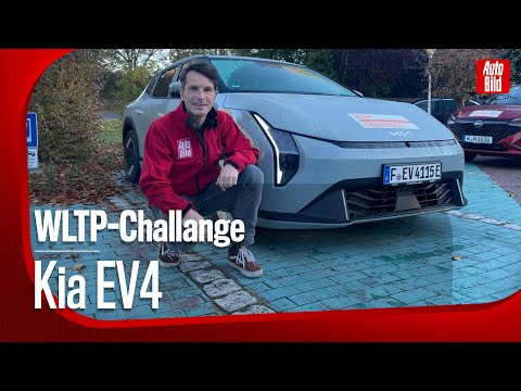 Mini-Verbrauch von Reiselimousine Kia EV4 auf WLTP-Challenge