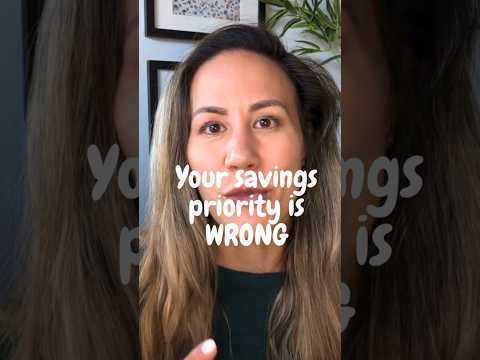 Your savings priority is wrong #money  #savings  #personalfinance