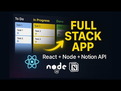 React + Node JS Full Stack Task Management App with Notion API Integration