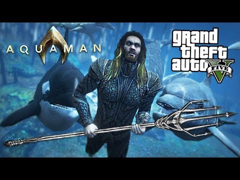 ULTIMATE AQUAMAN MOD w/ Atlantis Underwater City! (GTA 5 Mods)
