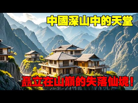 中國深山中的天堂,本地富豪不計成本建造,矗立在山頂的失落仙境!【快意村夫】