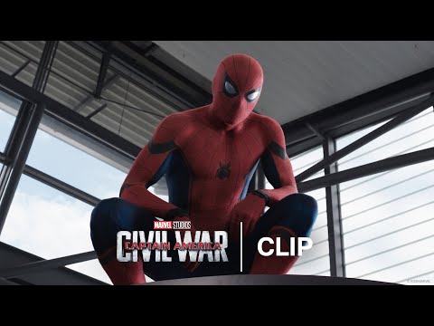 Sam and Bucky VS Spidey | Captain America: Civil War | Official Clip