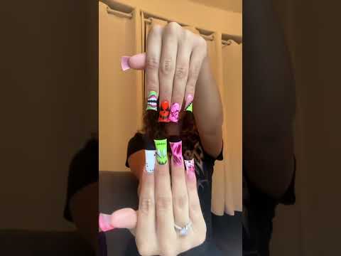 Rate my Halloween nails 👻 #prymrr