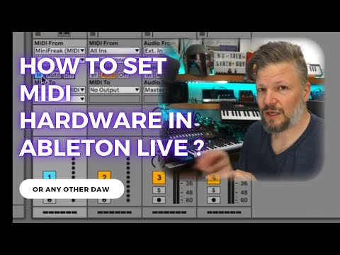 How to set up #midi synth with @Ableton Live (or any other DAW)