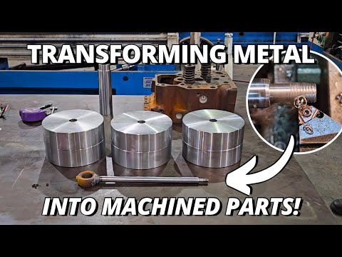 Transforming METAL into MACHINED Parts! | Manual Machining, Turning & Threading