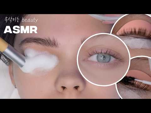 Editor fell asleep at 26:00 😴|Eyelash Perm|ASMR