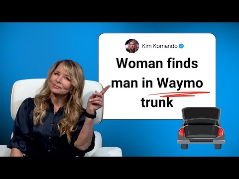 Woman finds man in Waymo trunk