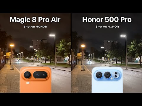 Honor Magic 8 Pro Air VS Honor 500 Pro Camera Test Comparison 