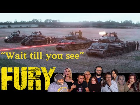 Fury (2014) FIRST TIME WATCHING Reactions: Wait till you see these reactions!