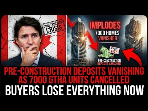 Canada Just Bankrupted 30% of Construction Firms | 7000 Homes Vanished in 2025
