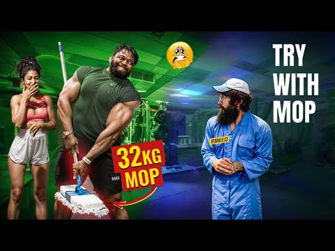 ANATOLY Uses 32kg Mop in the Gym | Everyone Teased… Until He Turned into a LEGEND 💪🧹