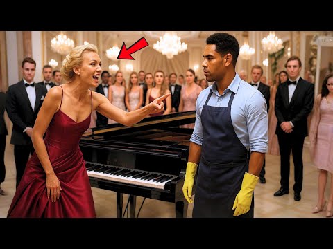“SI TOCAS ESE PIANO, ME CASO CONTIGO!” — SE BURLÓ LA BILLONARIA… PERO ÉL TOCÓ COMO UN GENIO