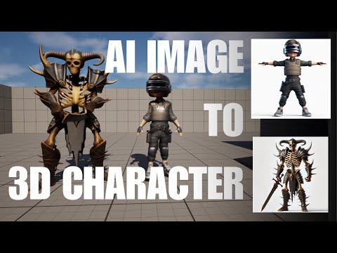 Turn AI Images into 3D Game Characters for FREE | Unreal Engine 5