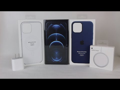 iPhone 12 Pro Max (Pacific Blue) & MagSafe Accessories Unboxing!