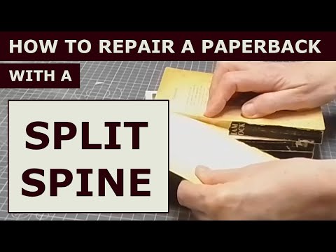 How to Repair a Paperback with a Split Spine