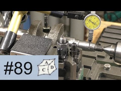 Advanced turning operations on a Myford.