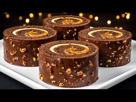 Mars-cake roll that melts in your mouth! Simple and delicious!