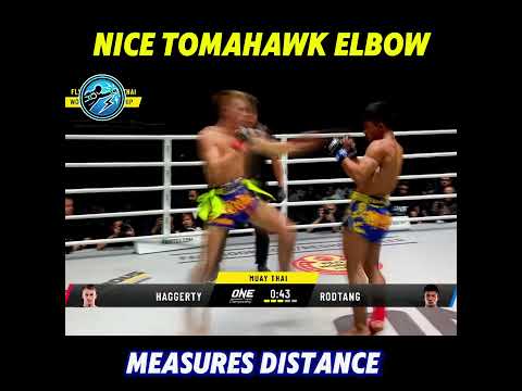 Nice Tomahawk Elbow #shorts #muaythai