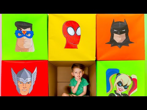 Superhero Challenge for Kids – Kids Play with Real Superheroes!